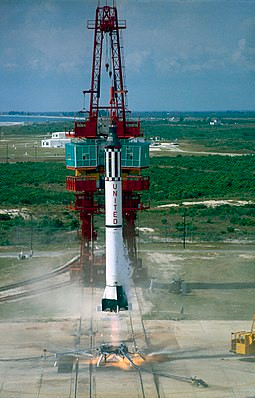 Launch of MR-3 on May 5, 1961